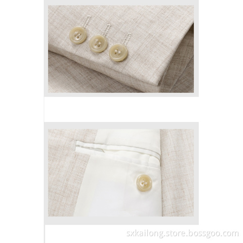 Summer thin fabric suit